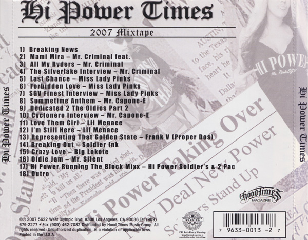 Hi Power Times Chicano Rap Hi Power Times Chicano Rap